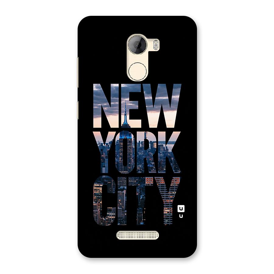 New York City Back Case for Gionee A1 LIte