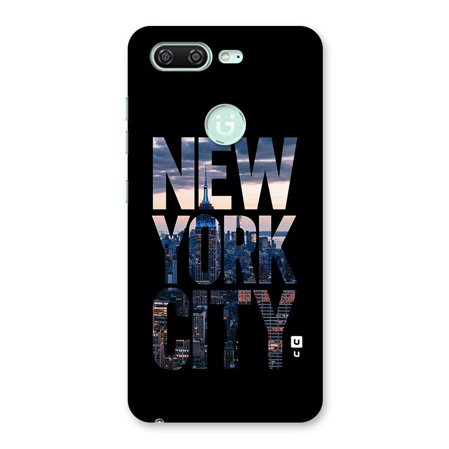 New York City Back Case for Gionee S10
