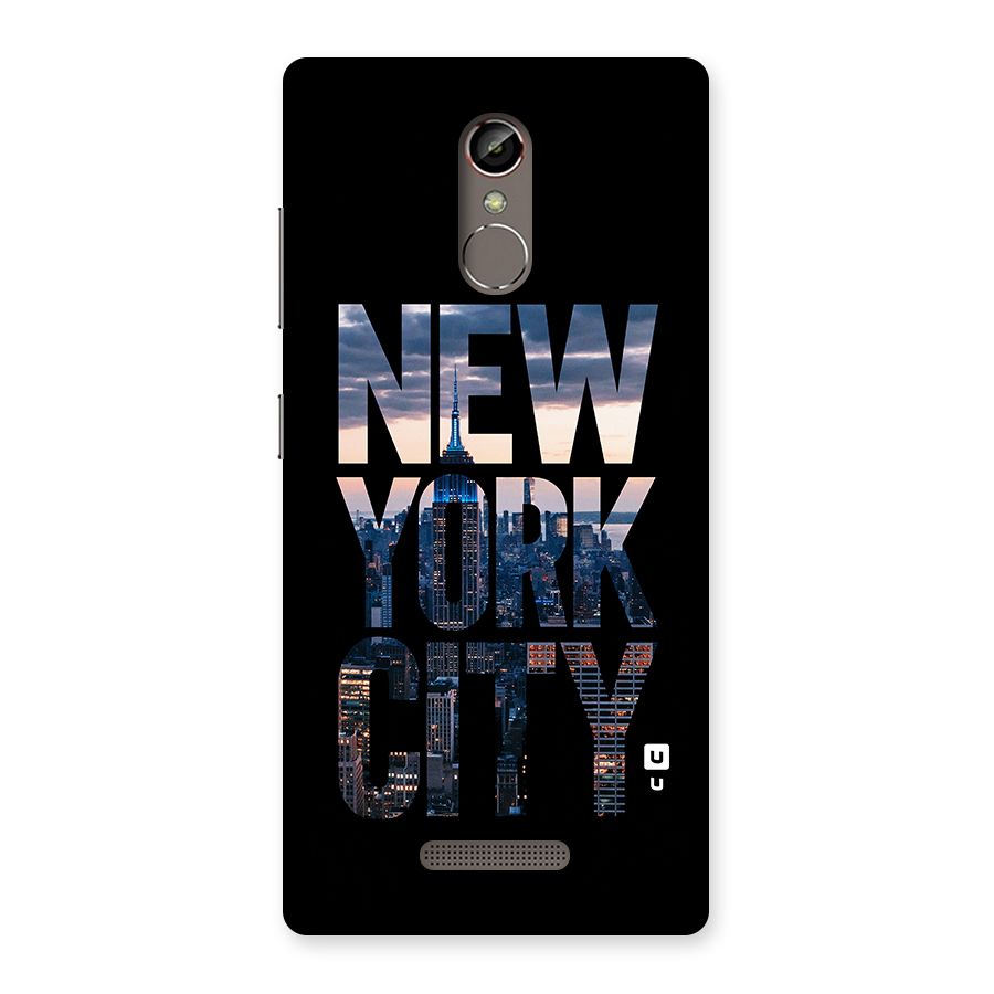 New York City Back Case for Gionee S6s