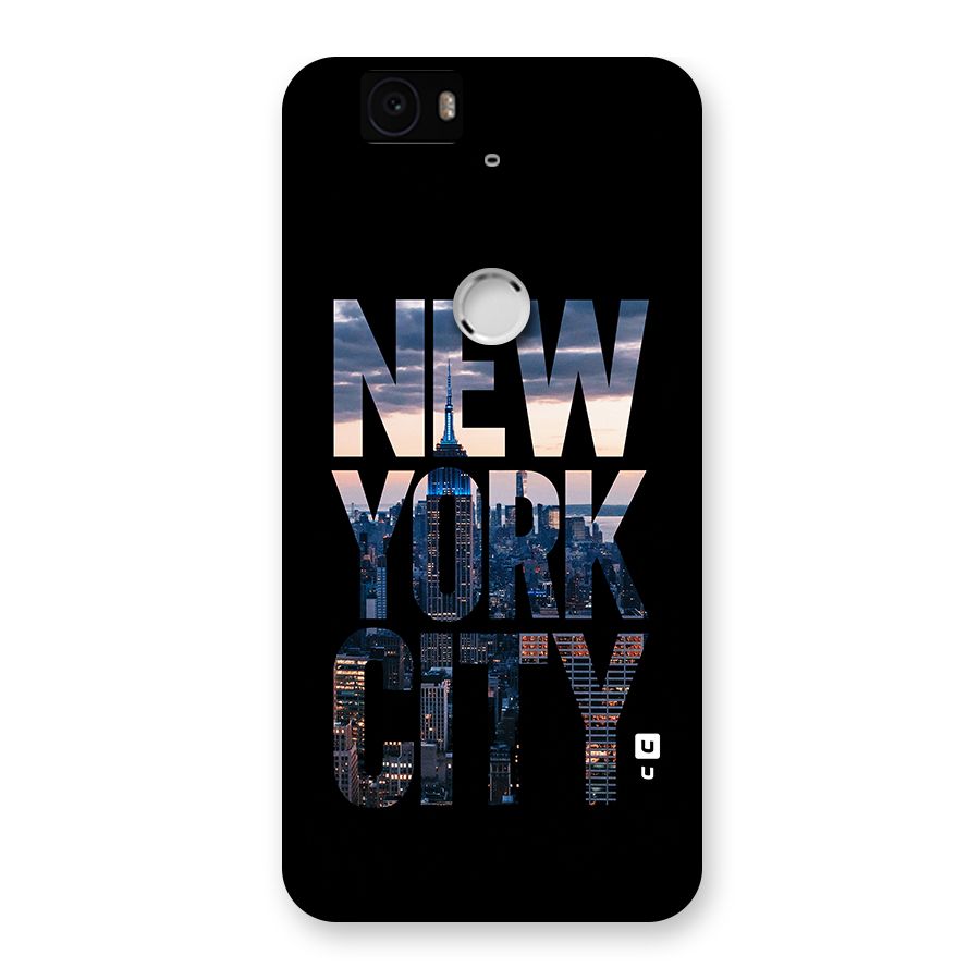 New York City Back Case for Google Nexus-6P