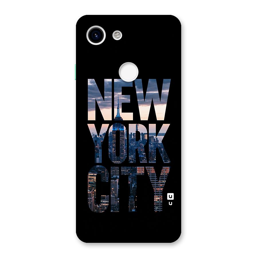 New York City Back Case for Google Pixel 3
