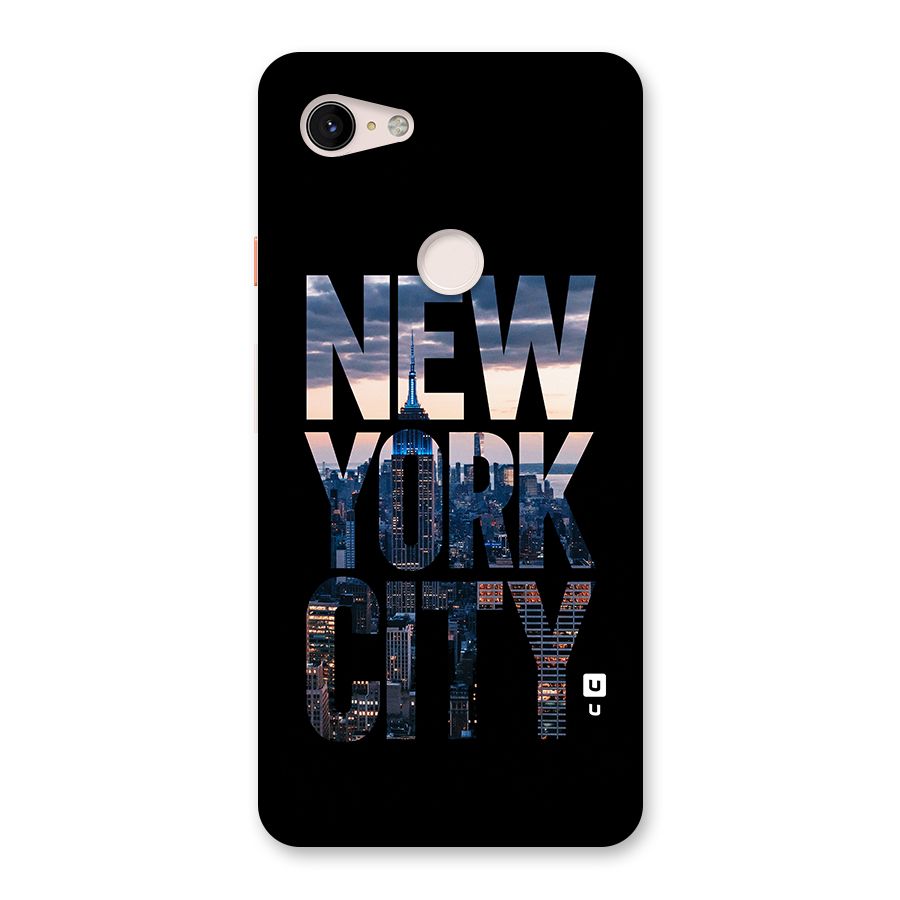 New York City Back Case for Google Pixel 3 XL