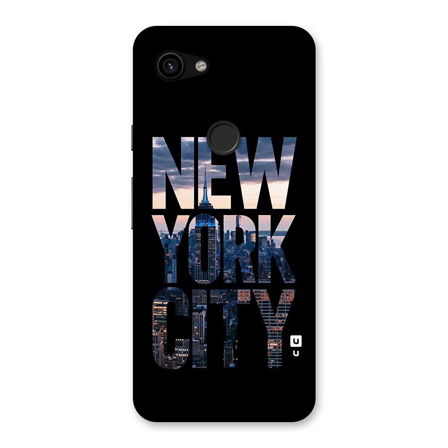 New York City Back Case for Google Pixel 3a