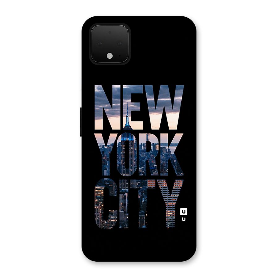 New York City Back Case for Google Pixel 4 XL