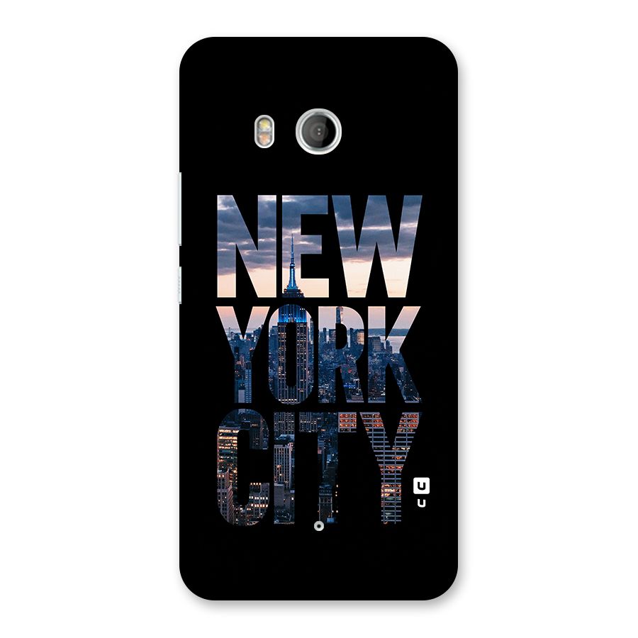 New York City Back Case for HTC U11