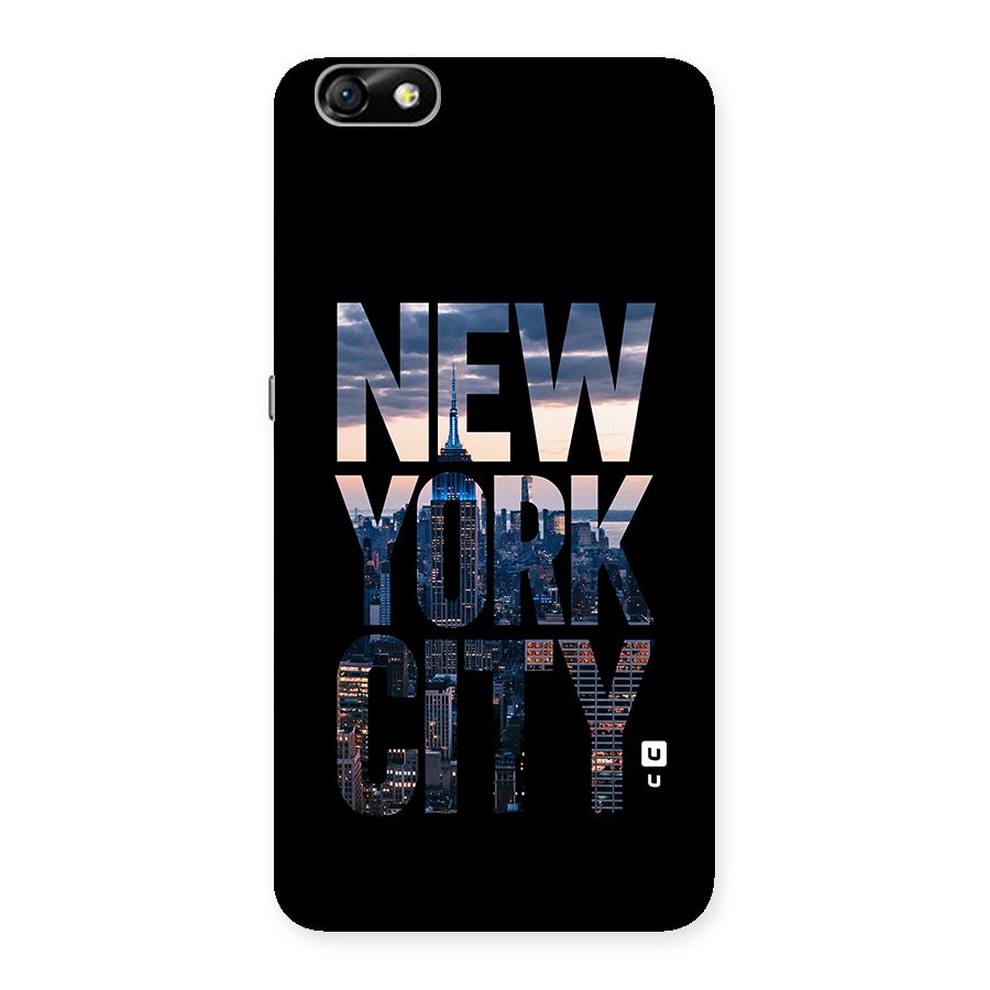 New York City Back Case for Honor 4X