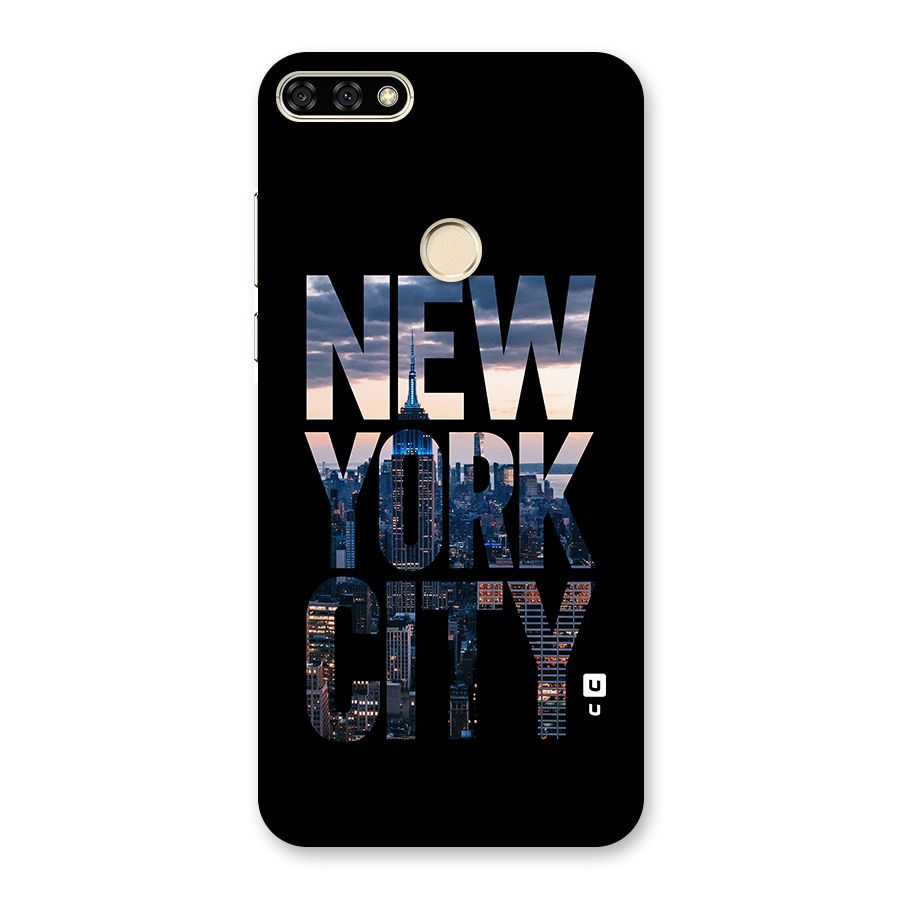 New York City Back Case for Honor 7A
