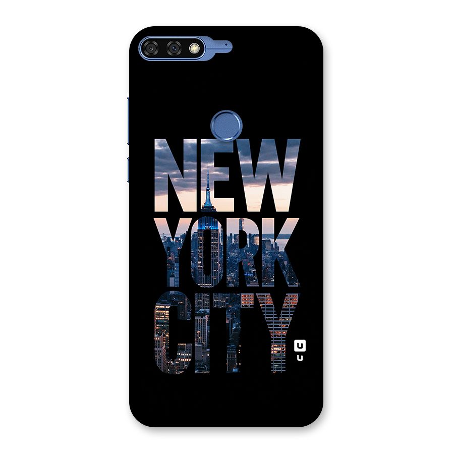 New York City Back Case for Honor 7C