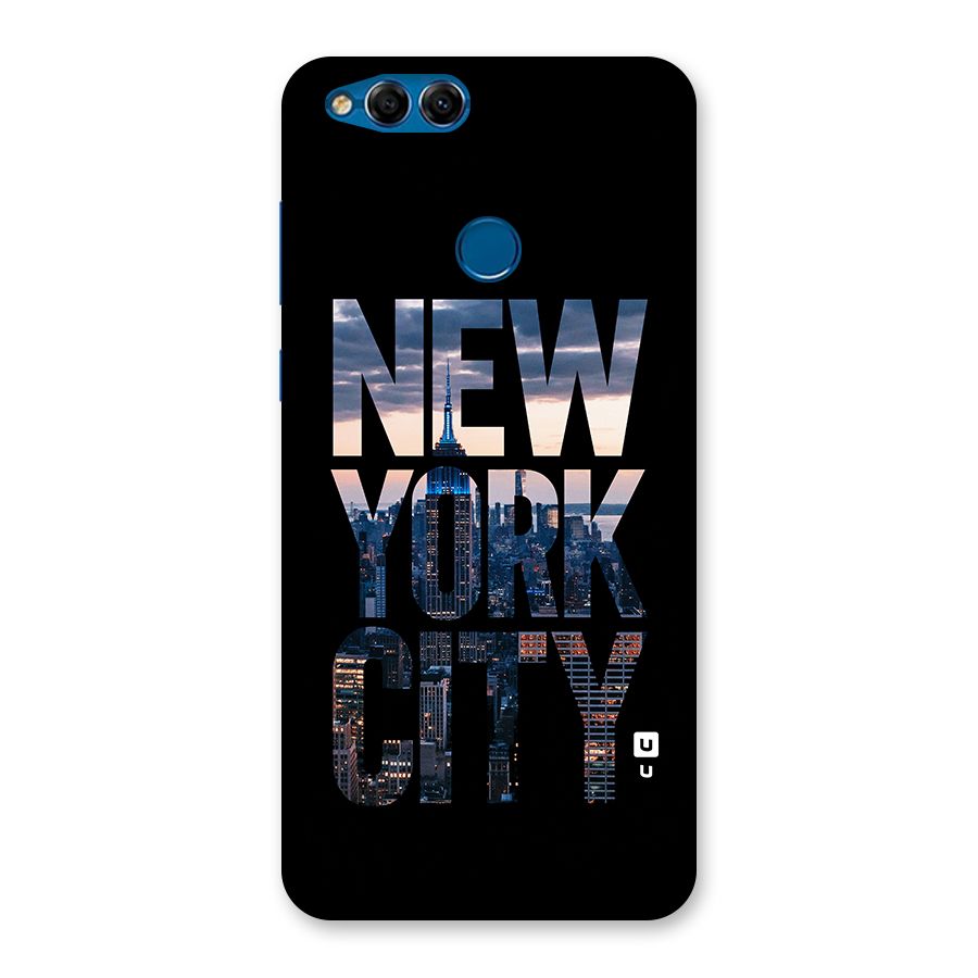 New York City Back Case for Honor 7X