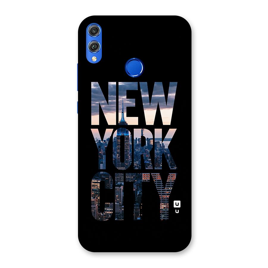 New York City Back Case for Honor 8X