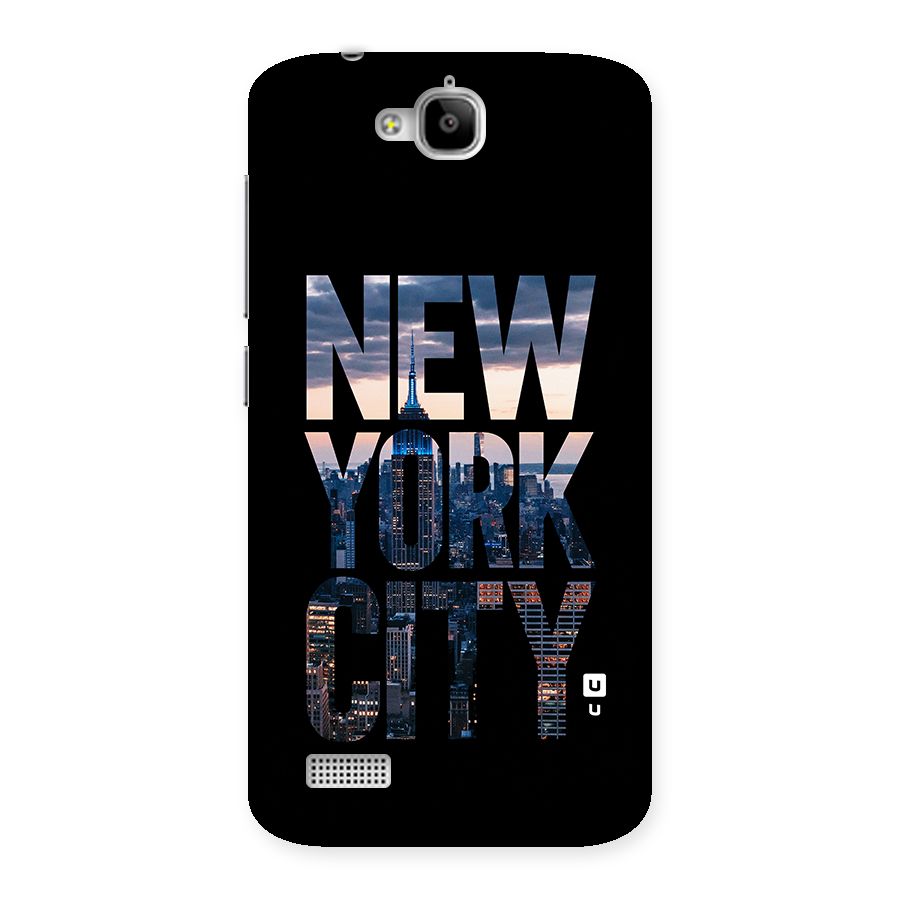 New York City Back Case for Honor Holly