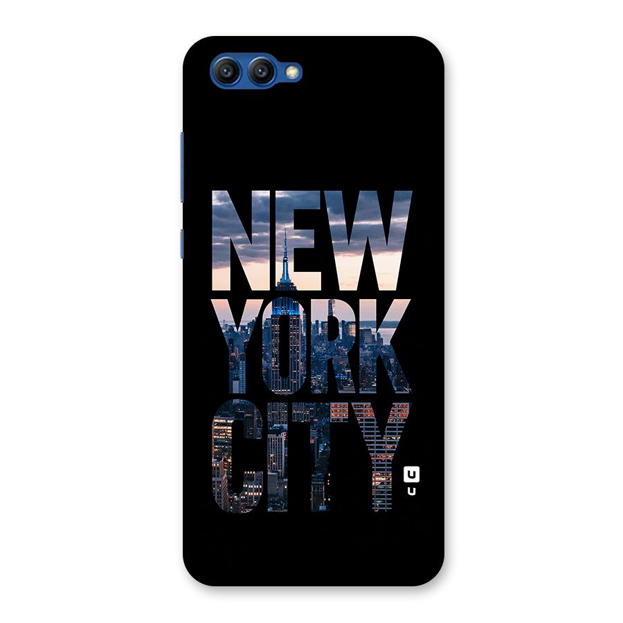 New York City Back Case for Honor View 10