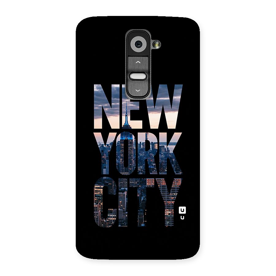 New York City Back Case for LG G2