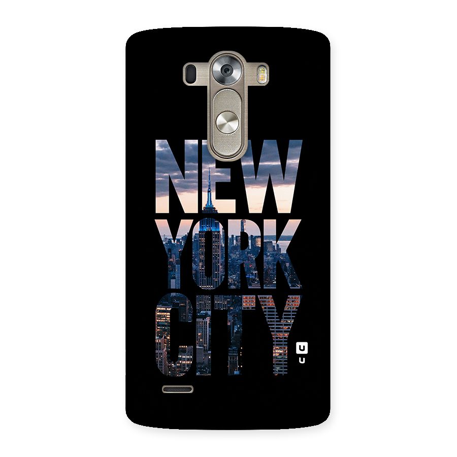 New York City Back Case for LG G3