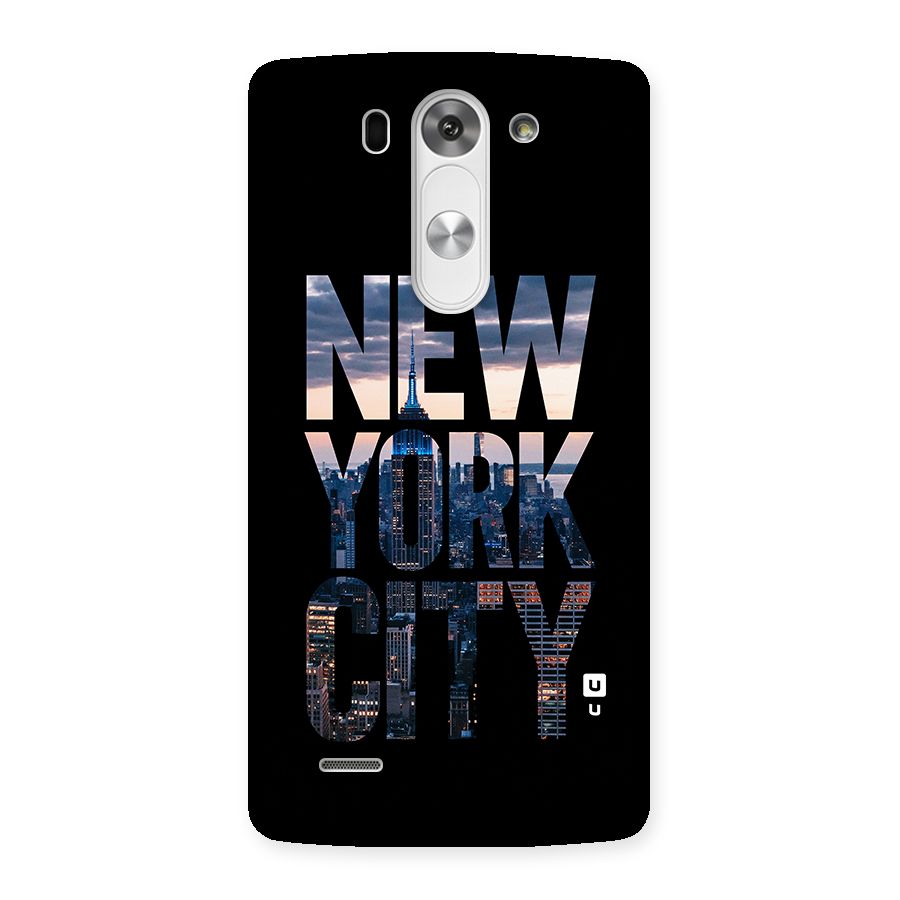 New York City Back Case for LG G3 Mini