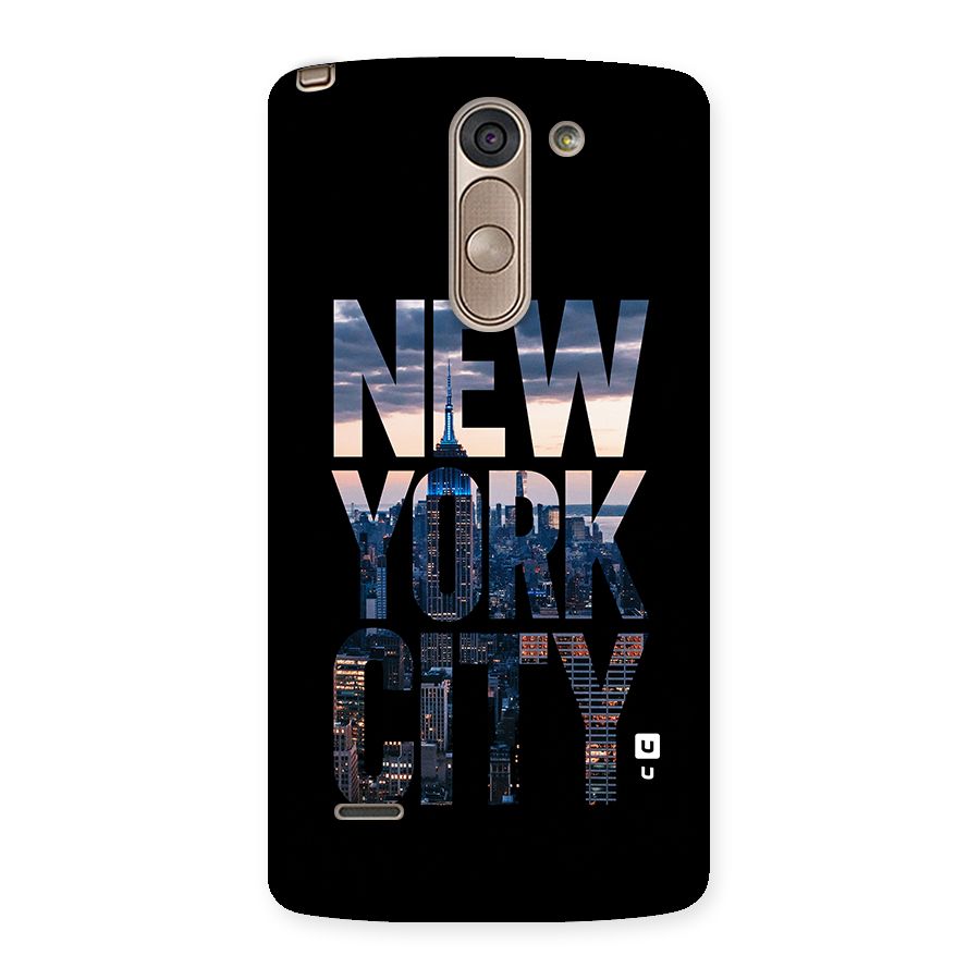 New York City Back Case for LG G3 Stylus