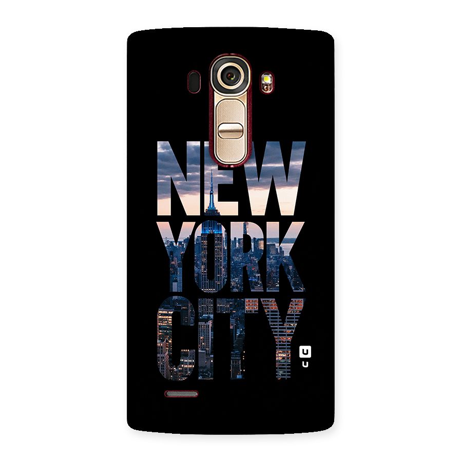 New York City Back Case for LG G4