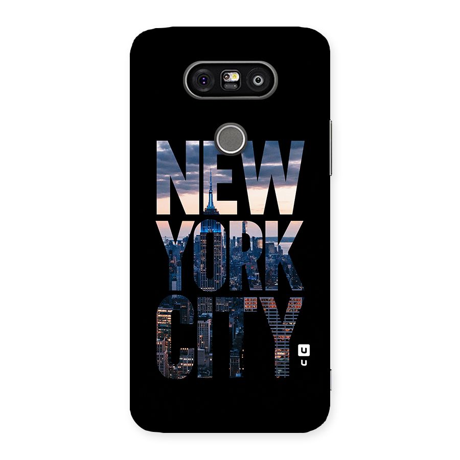 New York City Back Case for LG G5
