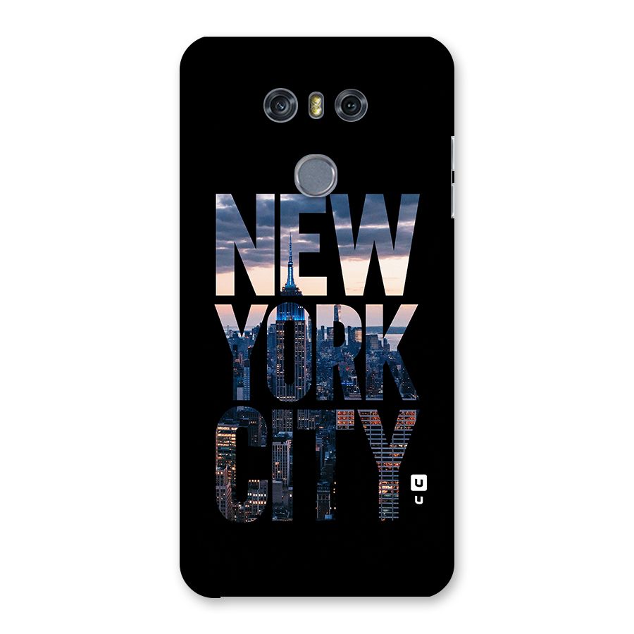 New York City Back Case for LG G6