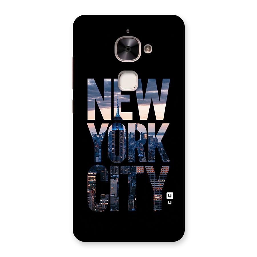 New York City Back Case for Le 2