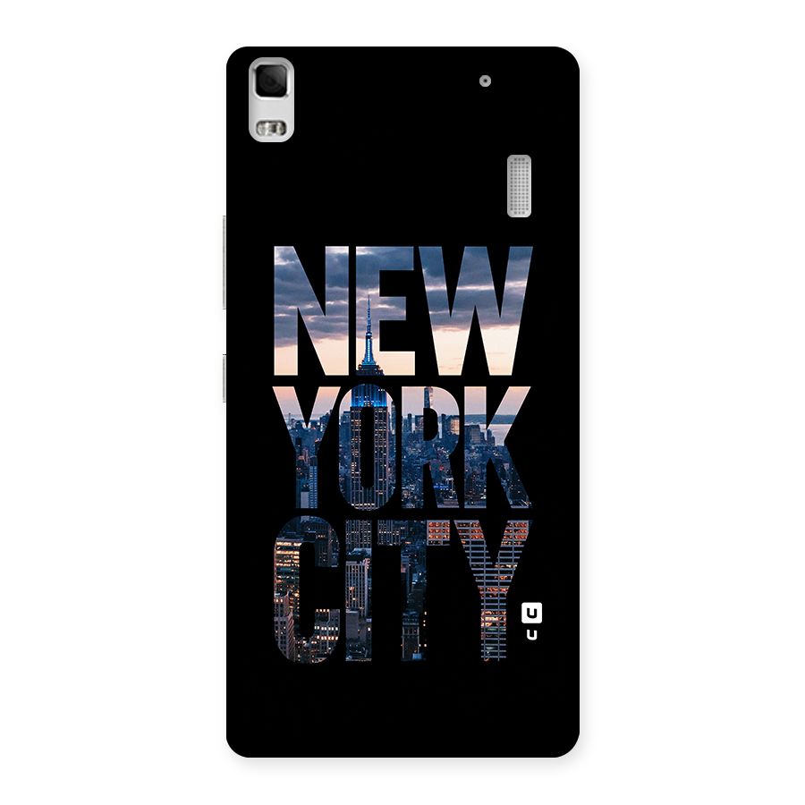 New York City Back Case for Lenovo K3 Note
