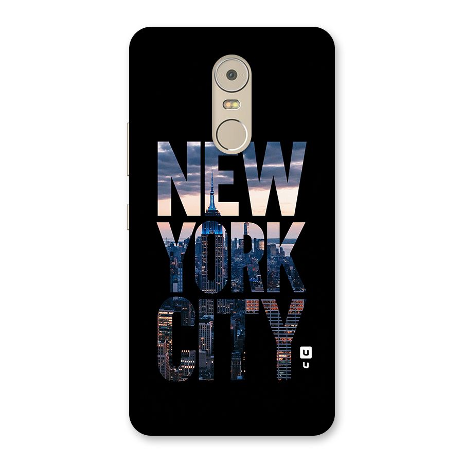 New York City Back Case for Lenovo K6 Note