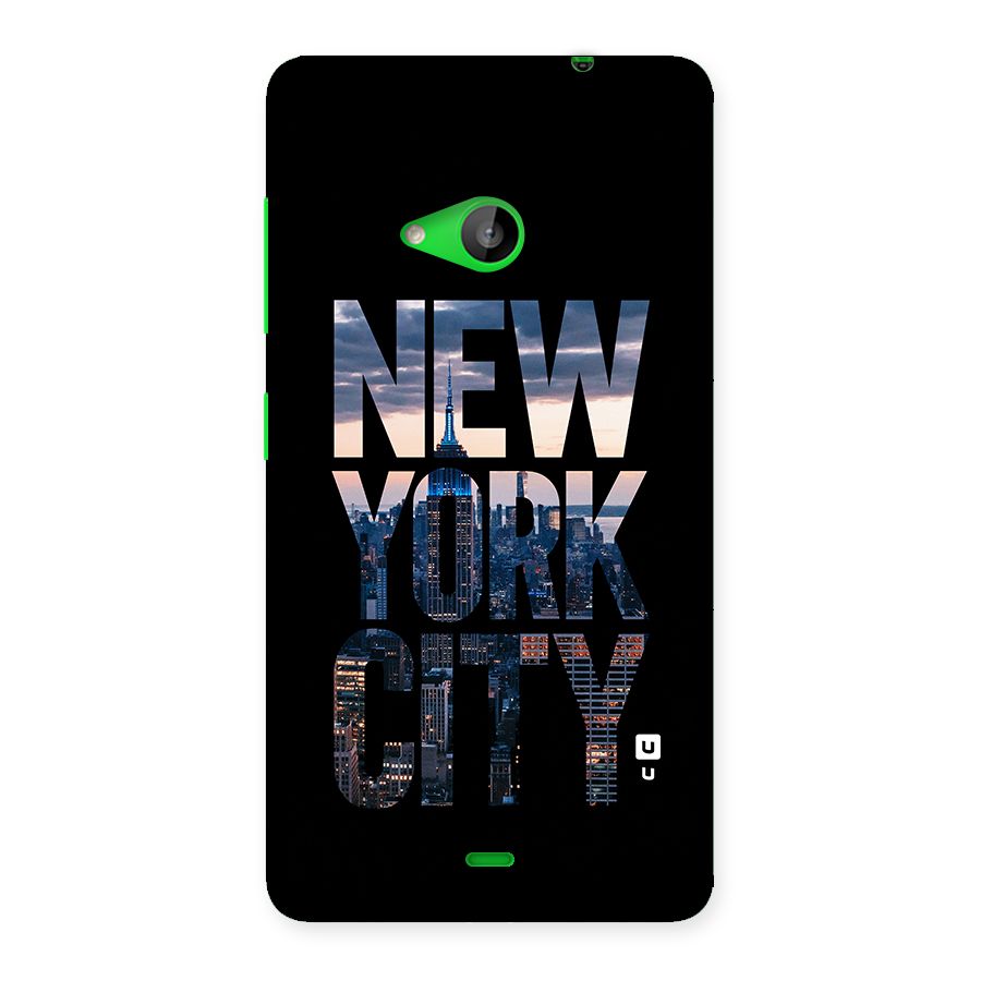 New York City Back Case for Lumia 535