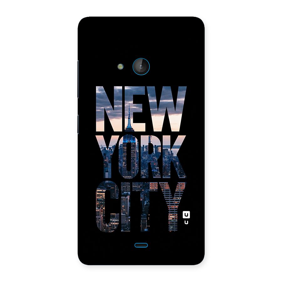 New York City Back Case for Lumia 540