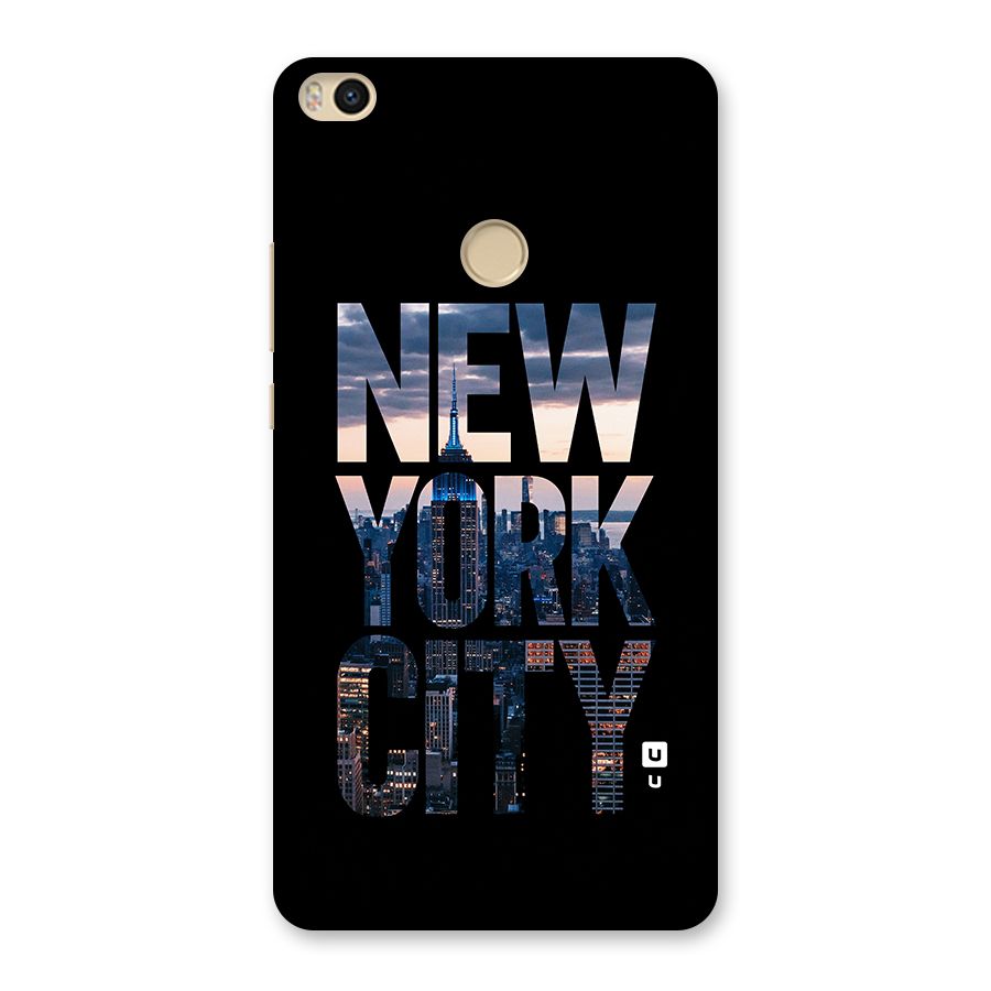 New York City Back Case for Mi Max 2