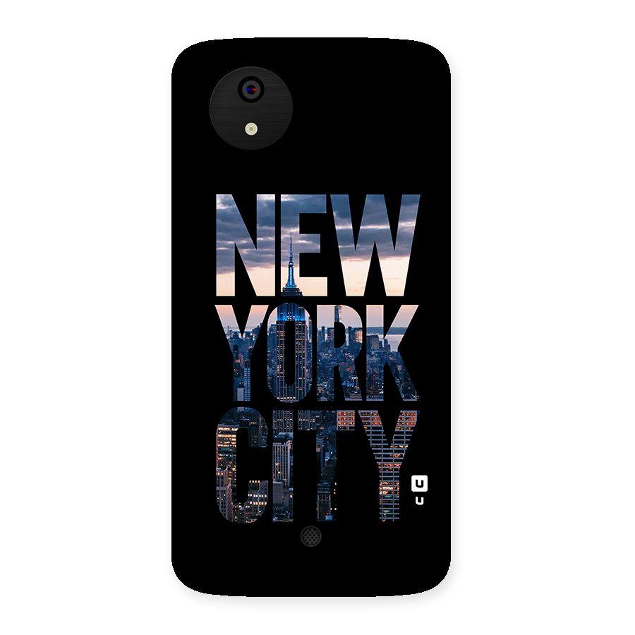 New York City Back Case for Micromax Canvas A1