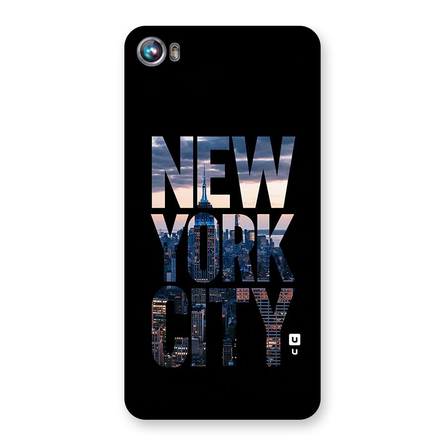 New York City Back Case for Micromax Canvas Fire 4 A107