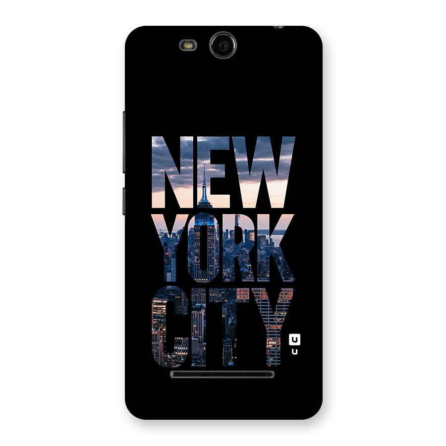 New York City Back Case for Micromax Canvas Juice 3 Q392
