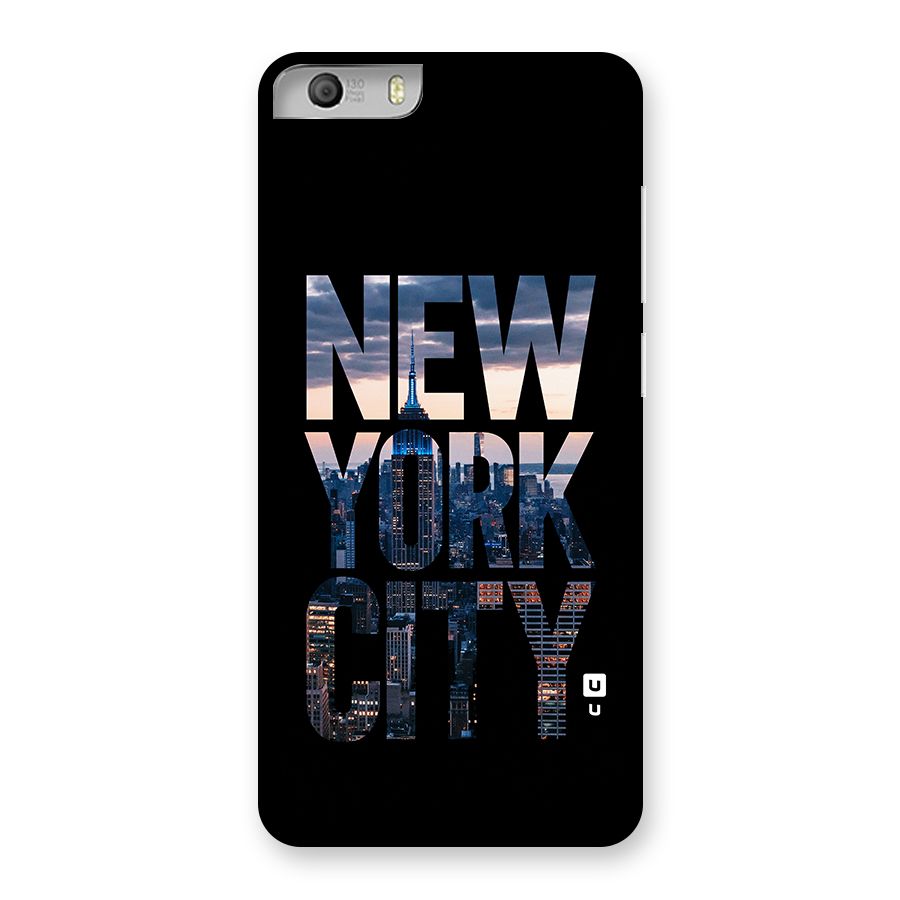 New York City Back Case for Micromax Canvas Knight 2