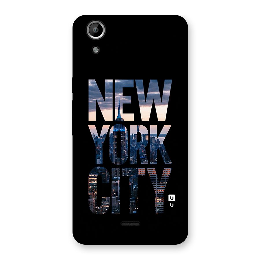 New York City Back Case for Micromax Canvas Selfie Lens Q345