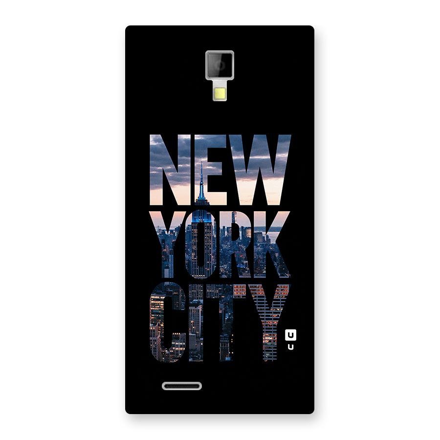 New York City Back Case for Micromax Canvas Xpress A99