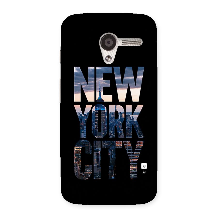 New York City Back Case for Moto X