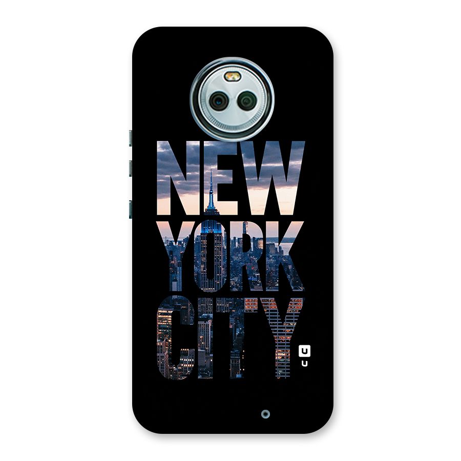 New York City Back Case for Moto X4