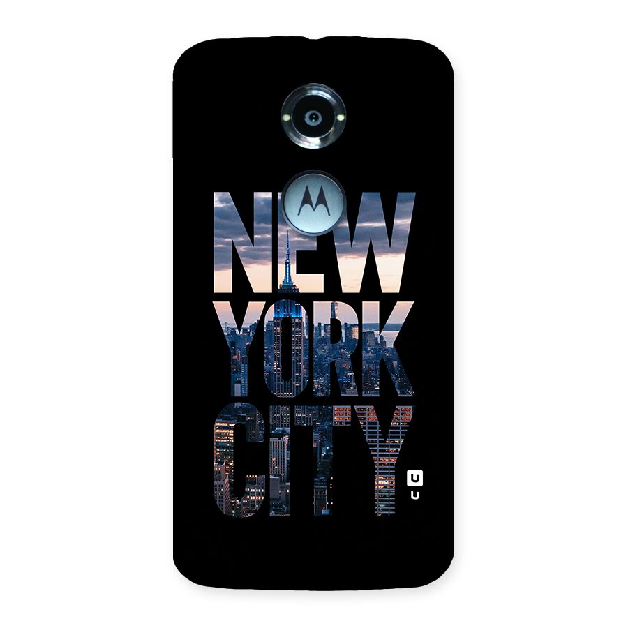 New York City Back Case for Moto X 2nd Gen