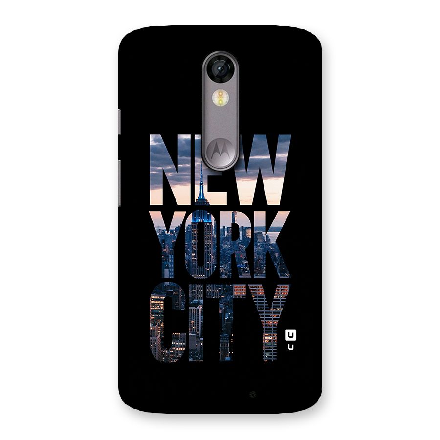 New York City Back Case for Moto X Force