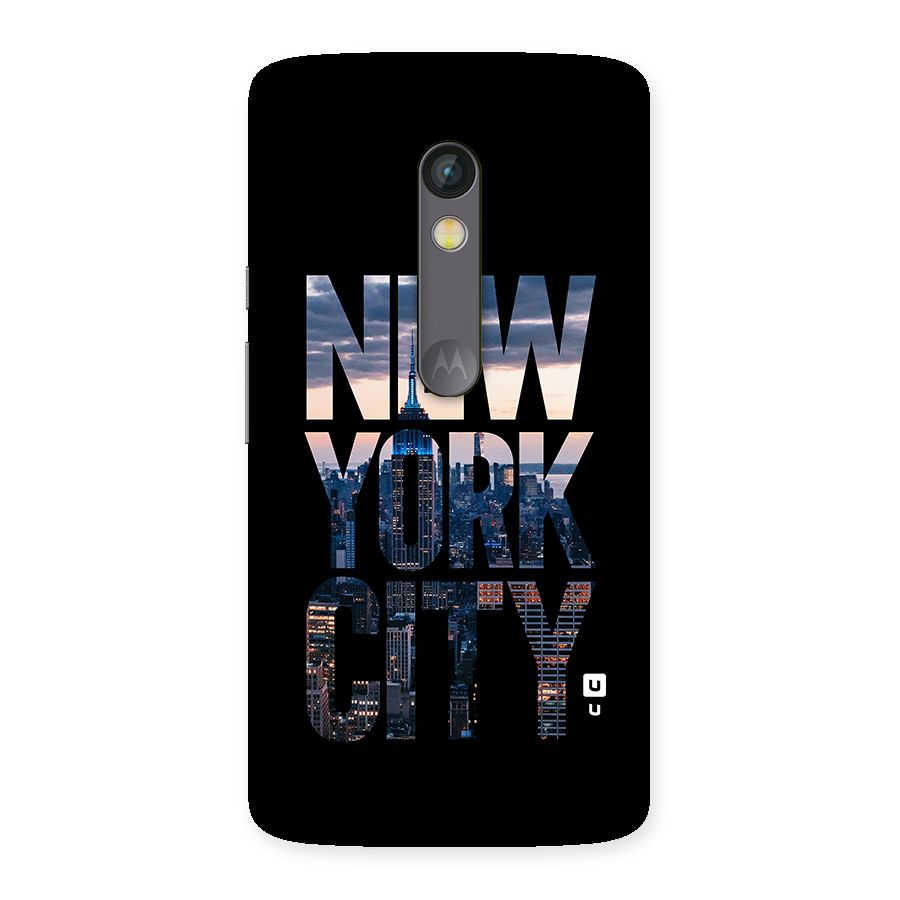 New York City Back Case for Moto X Play