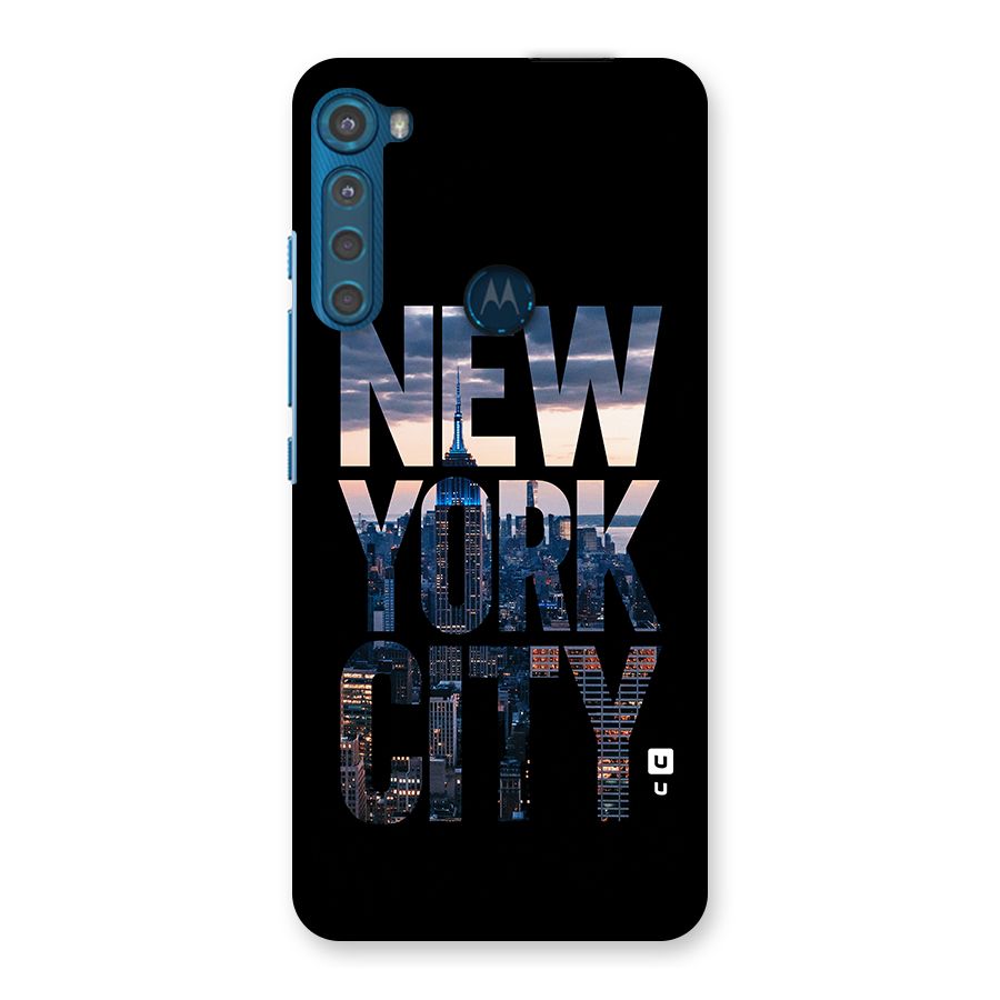 New York City Back Case for Motorola One Fusion Plus
