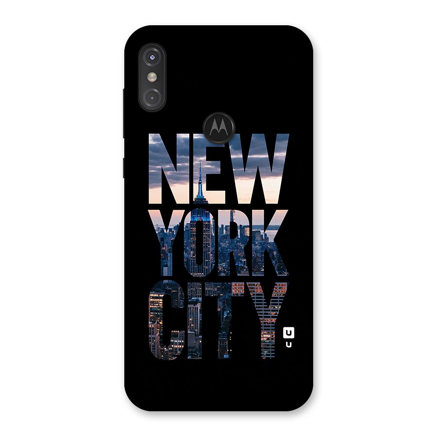 New York City Back Case for Motorola One Power