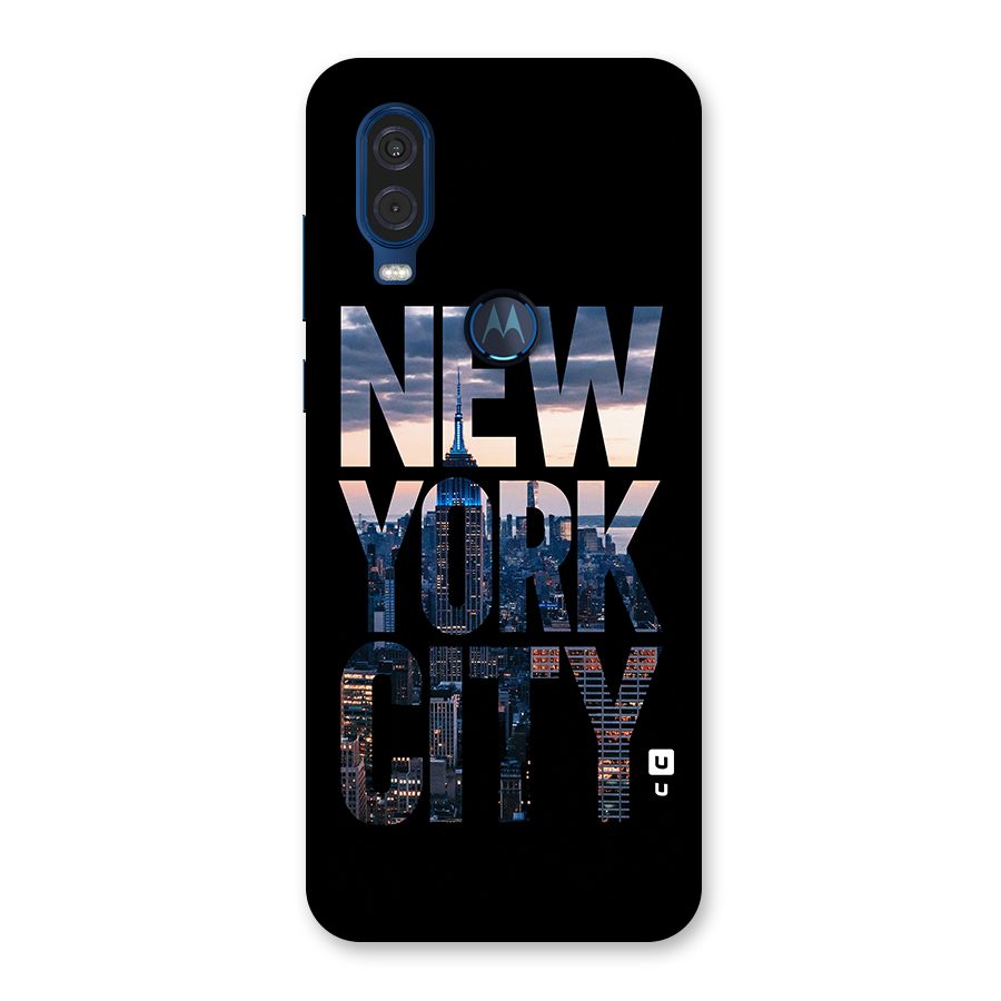 New York City Back Case for Motorola One Vision