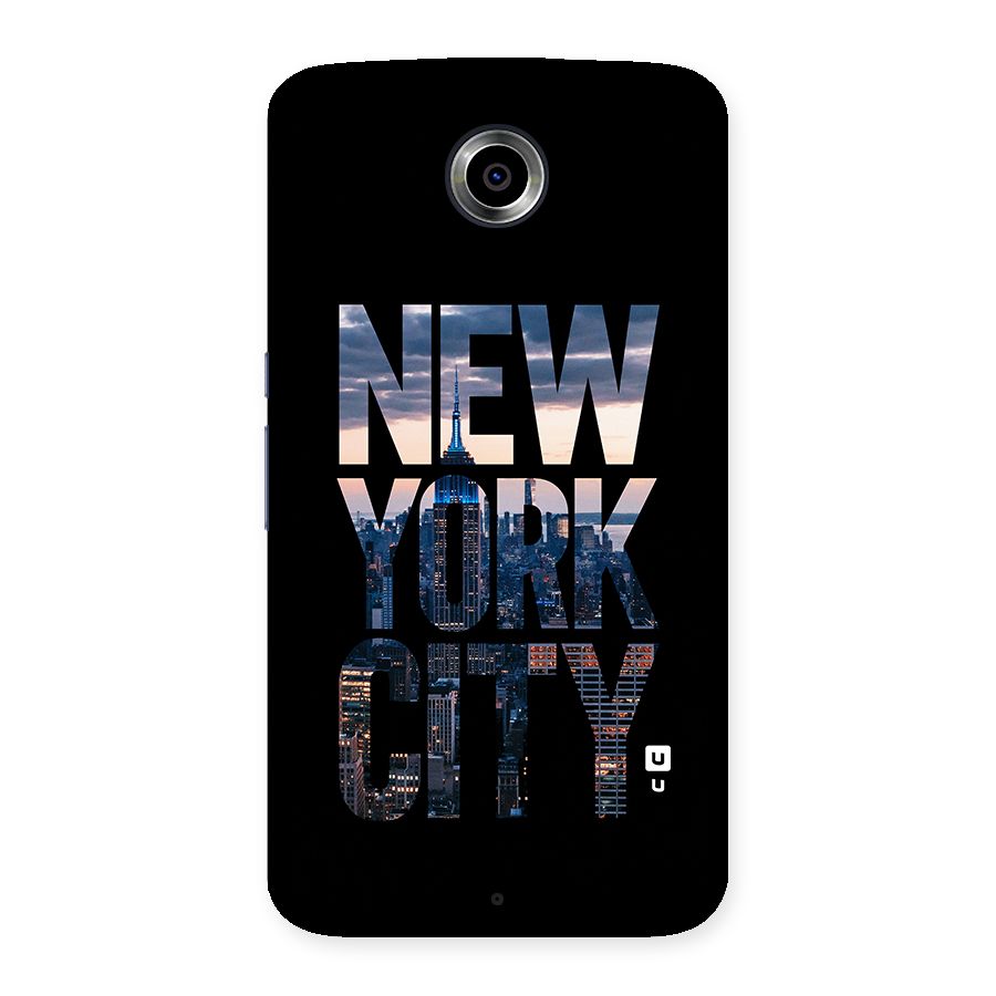 New York City Back Case for Nexsus 6