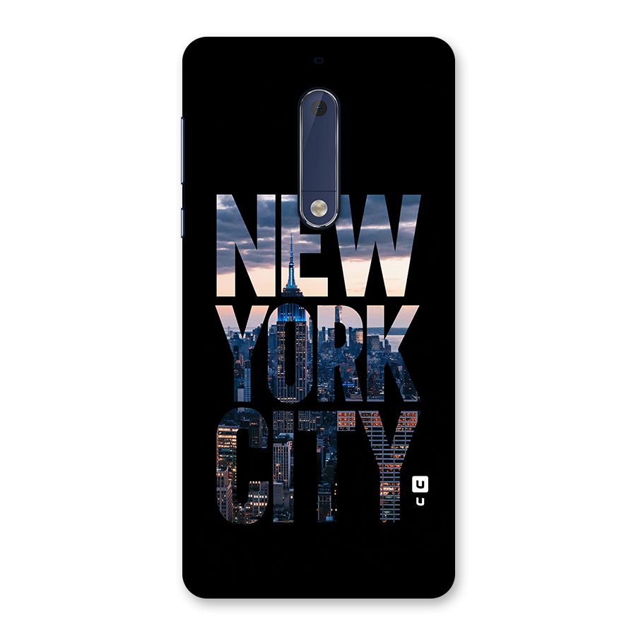 New York City Back Case for Nokia 5