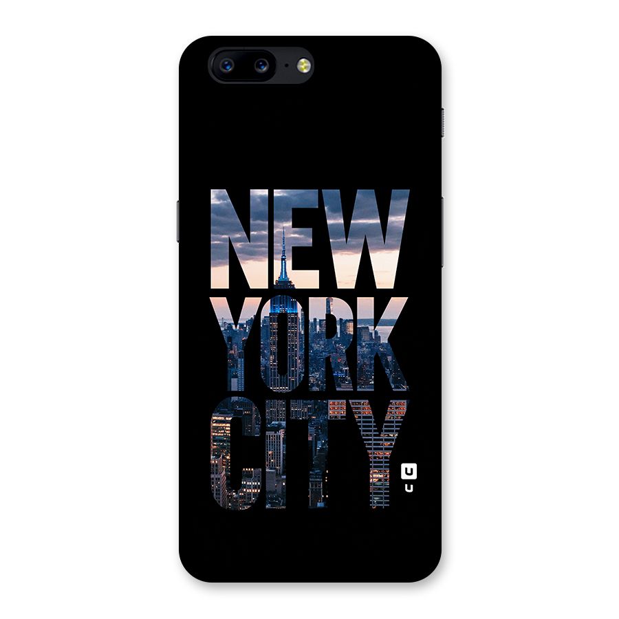 New York City Back Case for OnePlus 5