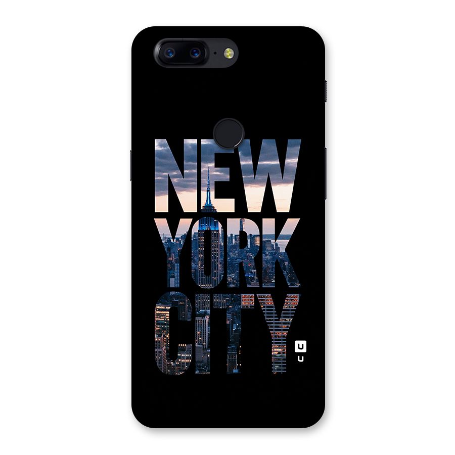 New York City Back Case for OnePlus 5T