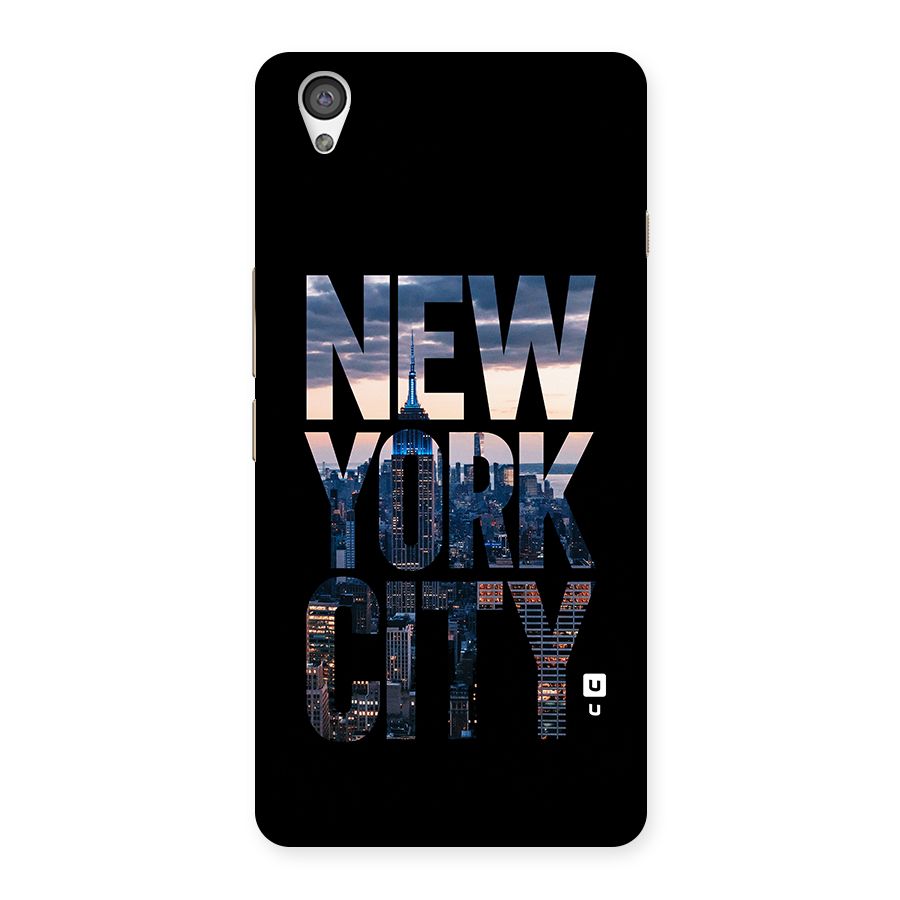 New York City Back Case for OnePlus X