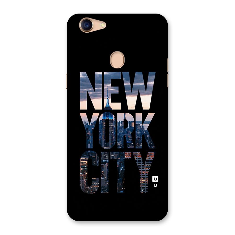 New York City Back Case for Oppo F5 Youth