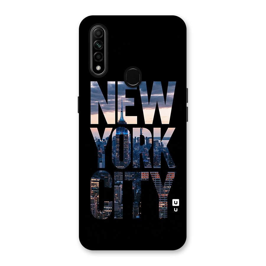 New York City Back Case for Oppo A31